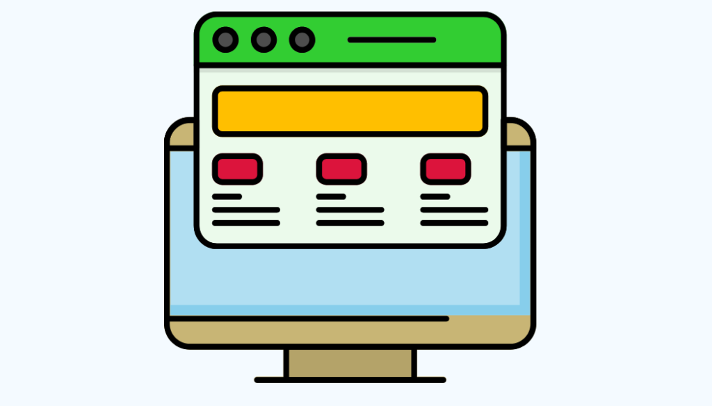 landing page